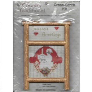 Geese on Peach Basket Top 034510 Cross Stitch Kit